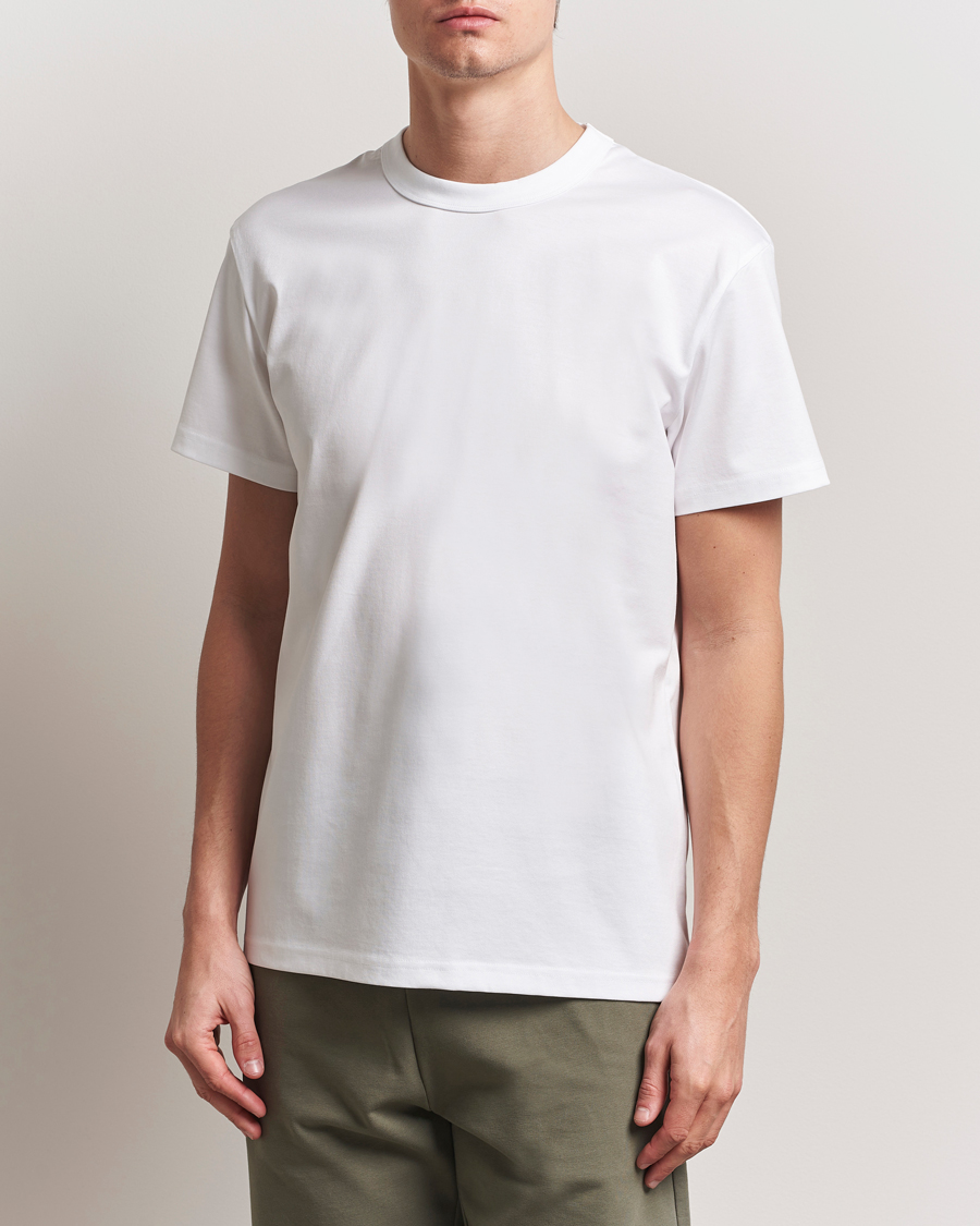 Heren | T-shirts | Bread & Boxers | Pima Cotton Crew Neck T-Shirt White