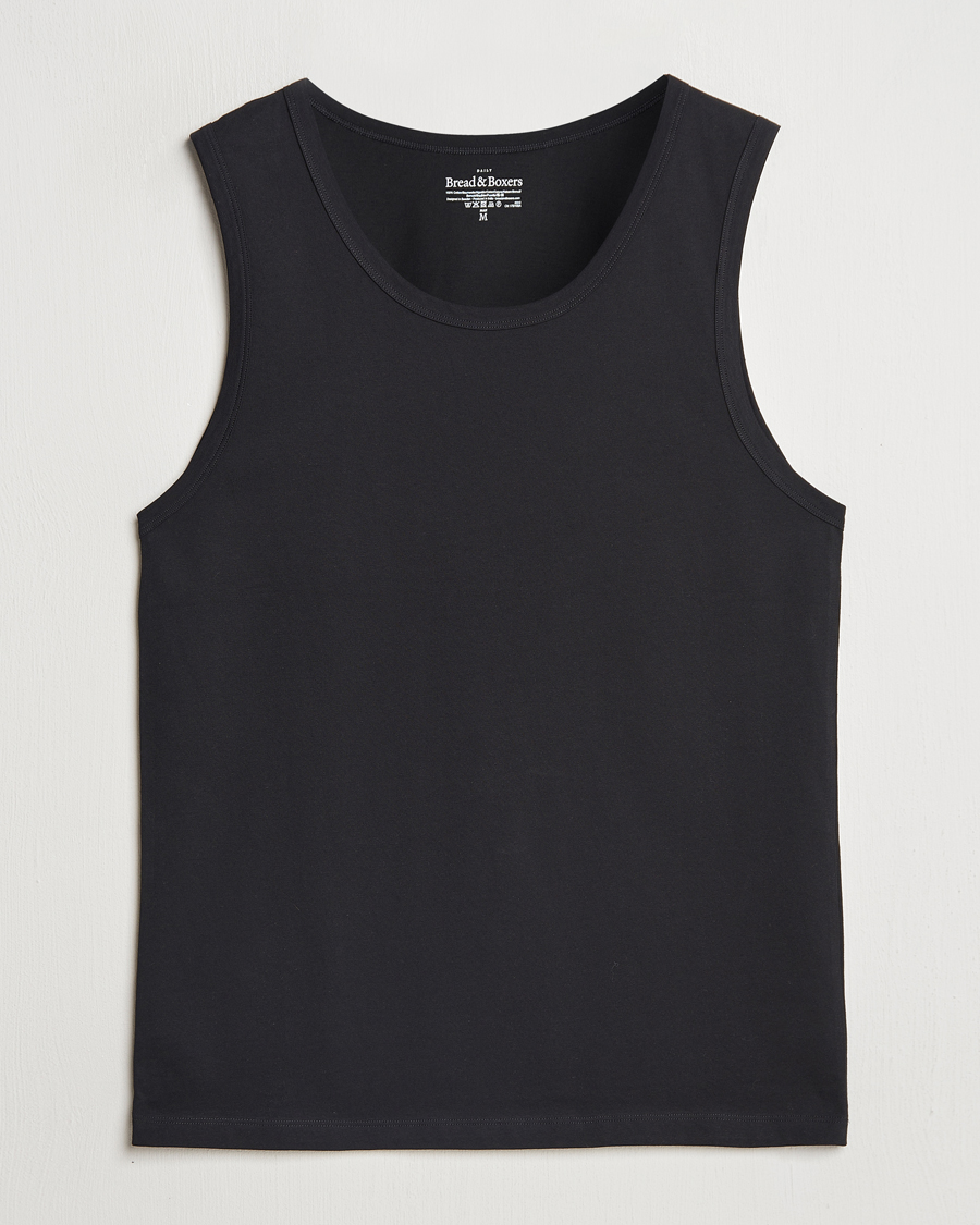 Heren | T-shirts | Bread & Boxers | Relaxed Tank Top Black