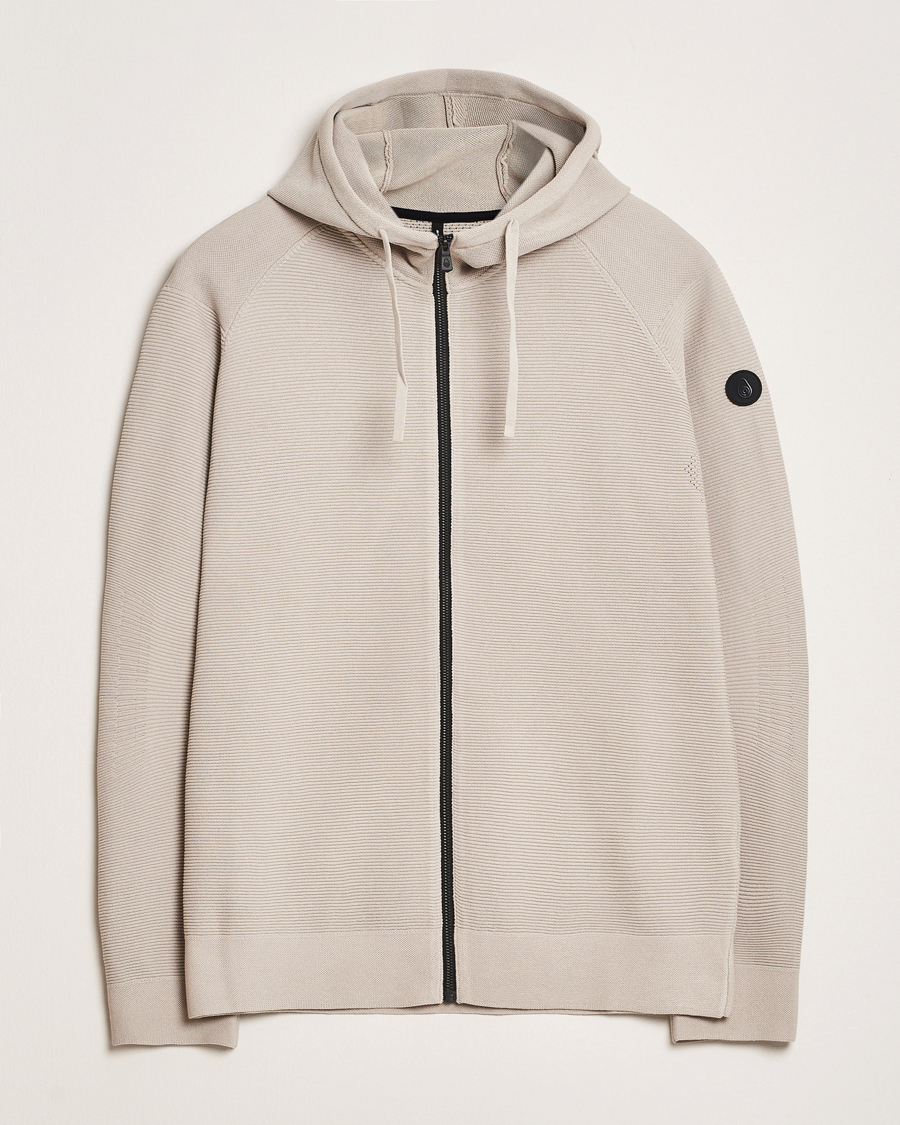 Heren | Truien | Sail Racing | Element Seamless Hooded Full Zip Sand