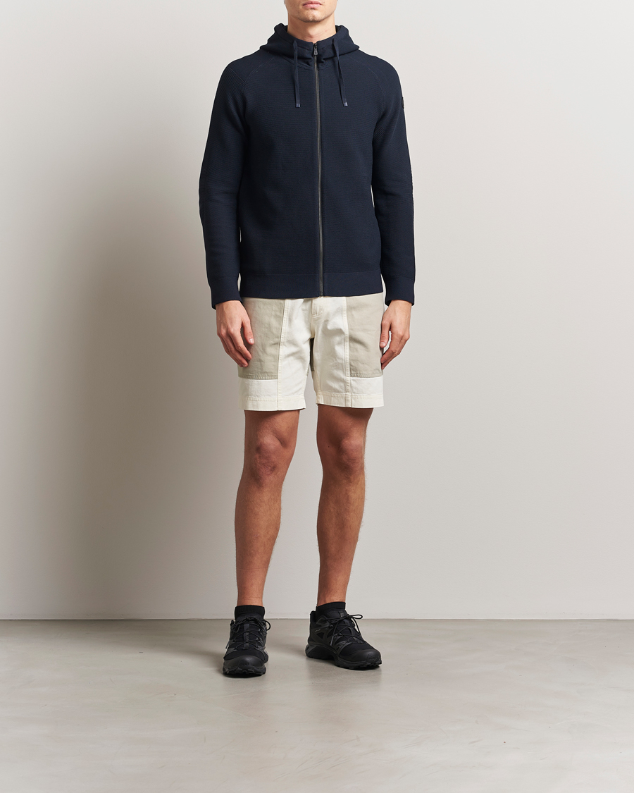 Heren | Truien | Sail Racing | Element Seamless Hooded Full Zip Dark Navy