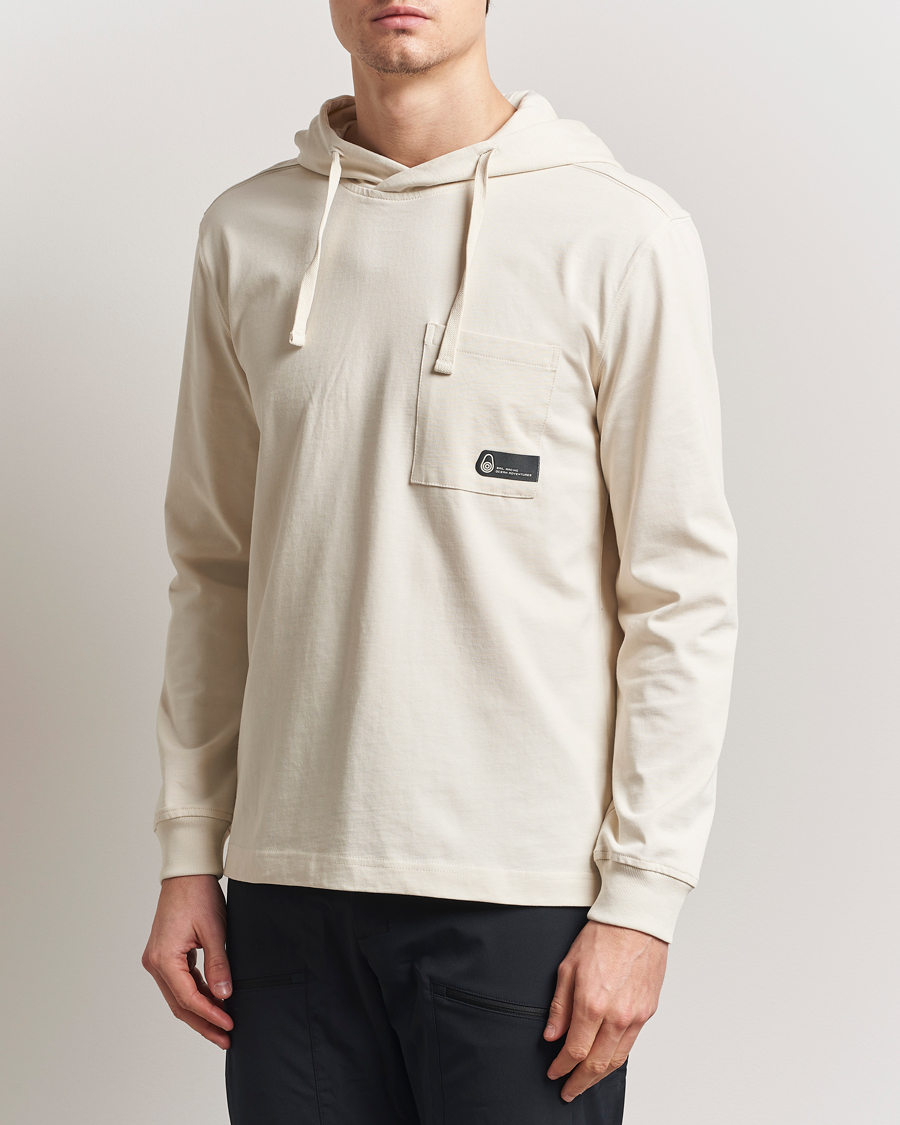 Heren | Truien | Sail Racing | Cyclone Heavy Cotton Hoodie Off White
