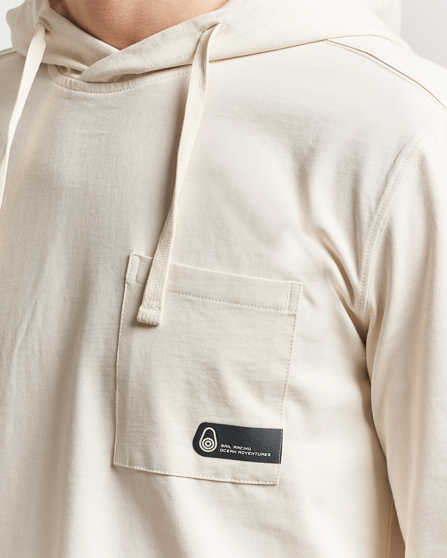 Heren | Truien | Sail Racing | Cyclone Heavy Cotton Hoodie Off White