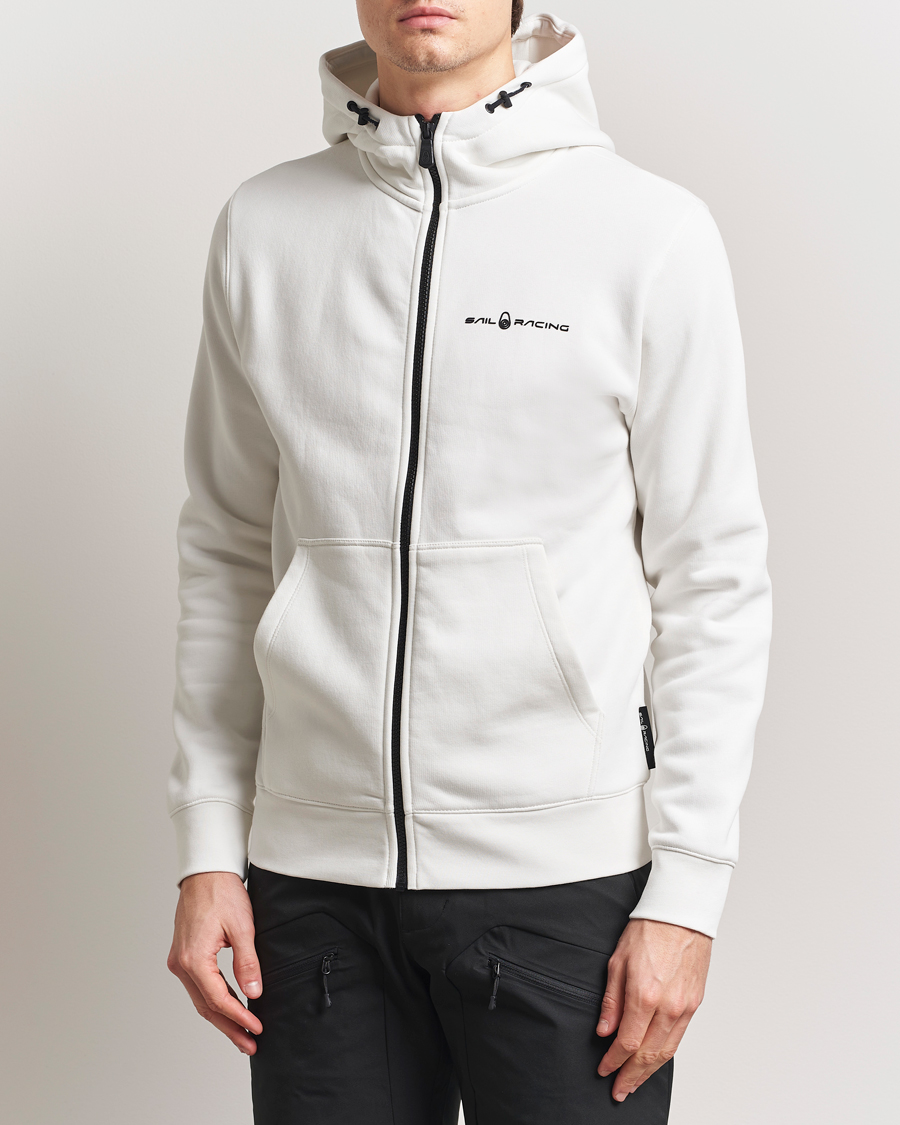 Heren | Truien | Sail Racing | Bowman Full Zip Hoodie Storm White