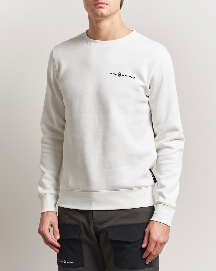 Heren | Truien | Sail Racing | Bowman Crew Neck Sweatshirt Storm White