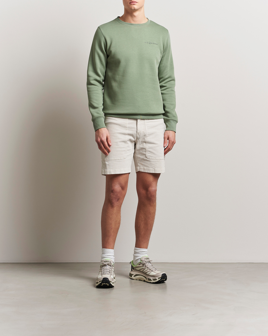 Heren | Truien | Sail Racing | Bowman Crew Neck Sweatshirt Hedge Green