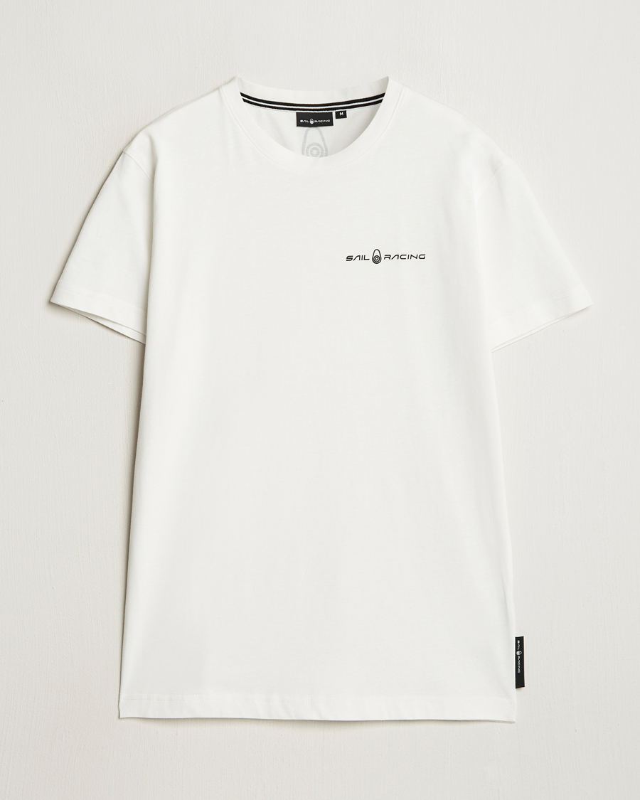 Heren | T-shirts | Sail Racing | Bowman Crew Neck T-Shirt Storm White