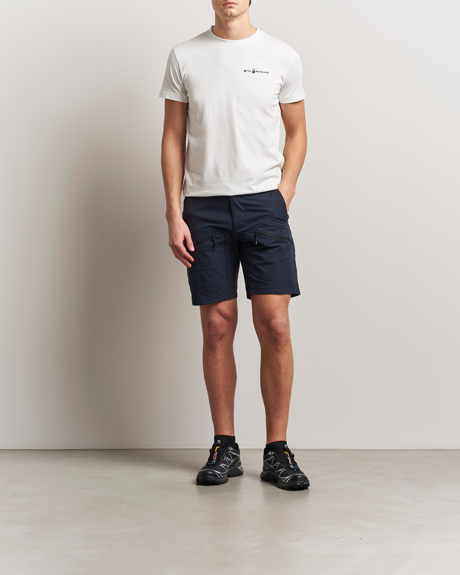 Heren | T-shirts | Sail Racing | Bowman Crew Neck T-Shirt Storm White