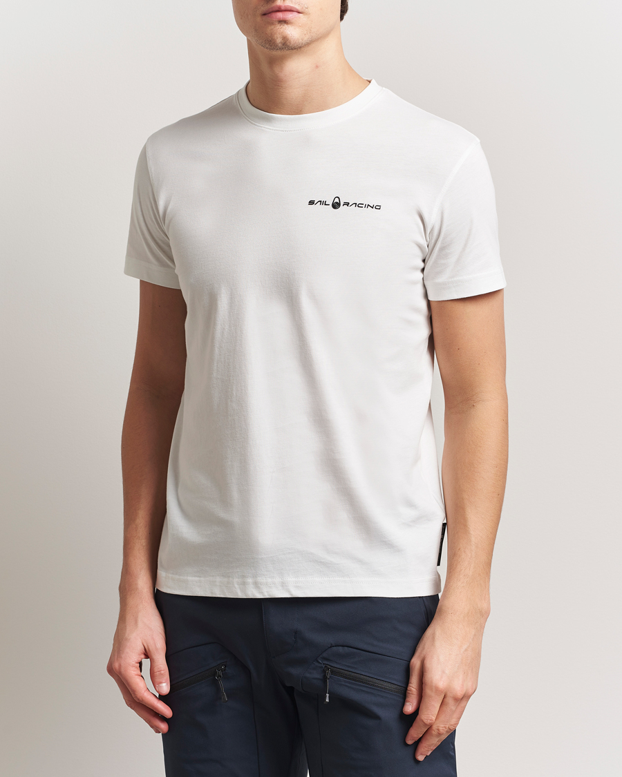Heren | T-shirts | Sail Racing | Bowman Crew Neck T-Shirt Storm White