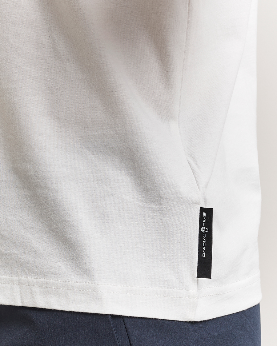 Heren | T-shirts | Sail Racing | Bowman Crew Neck T-Shirt Storm White