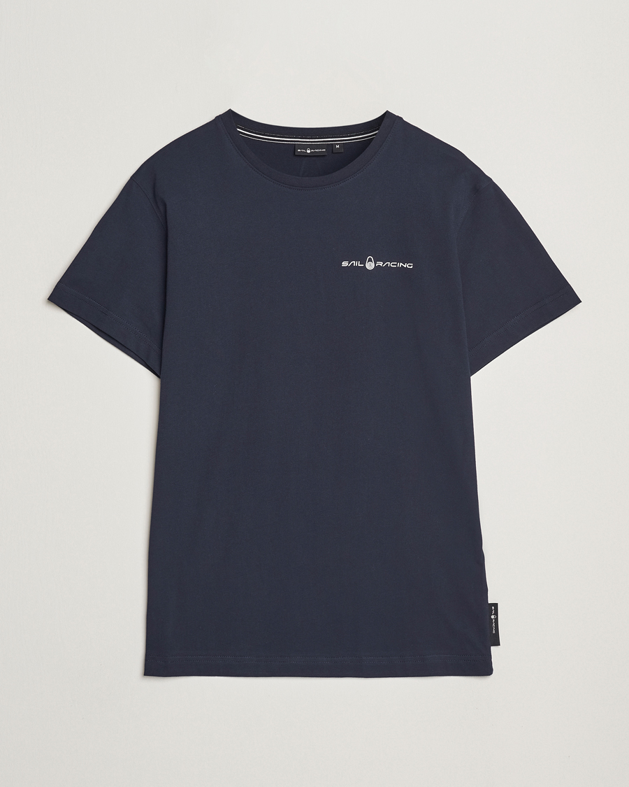 Heren | T-shirts | Sail Racing | Bowman Crew Neck T-Shirt Dark Navy
