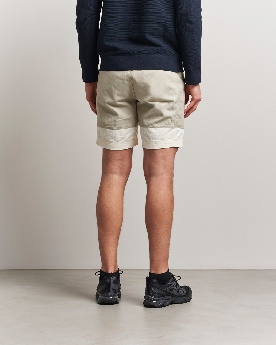 Heren | Korte broek | Sail Racing | Breeze Cotton Twill Blocked Shorts Off White