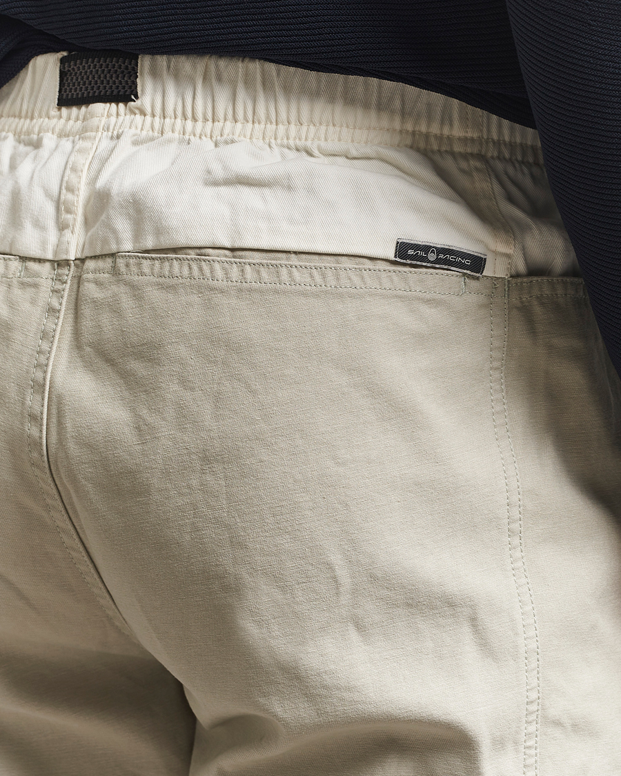 Heren | Korte broek | Sail Racing | Breeze Cotton Twill Blocked Shorts Off White