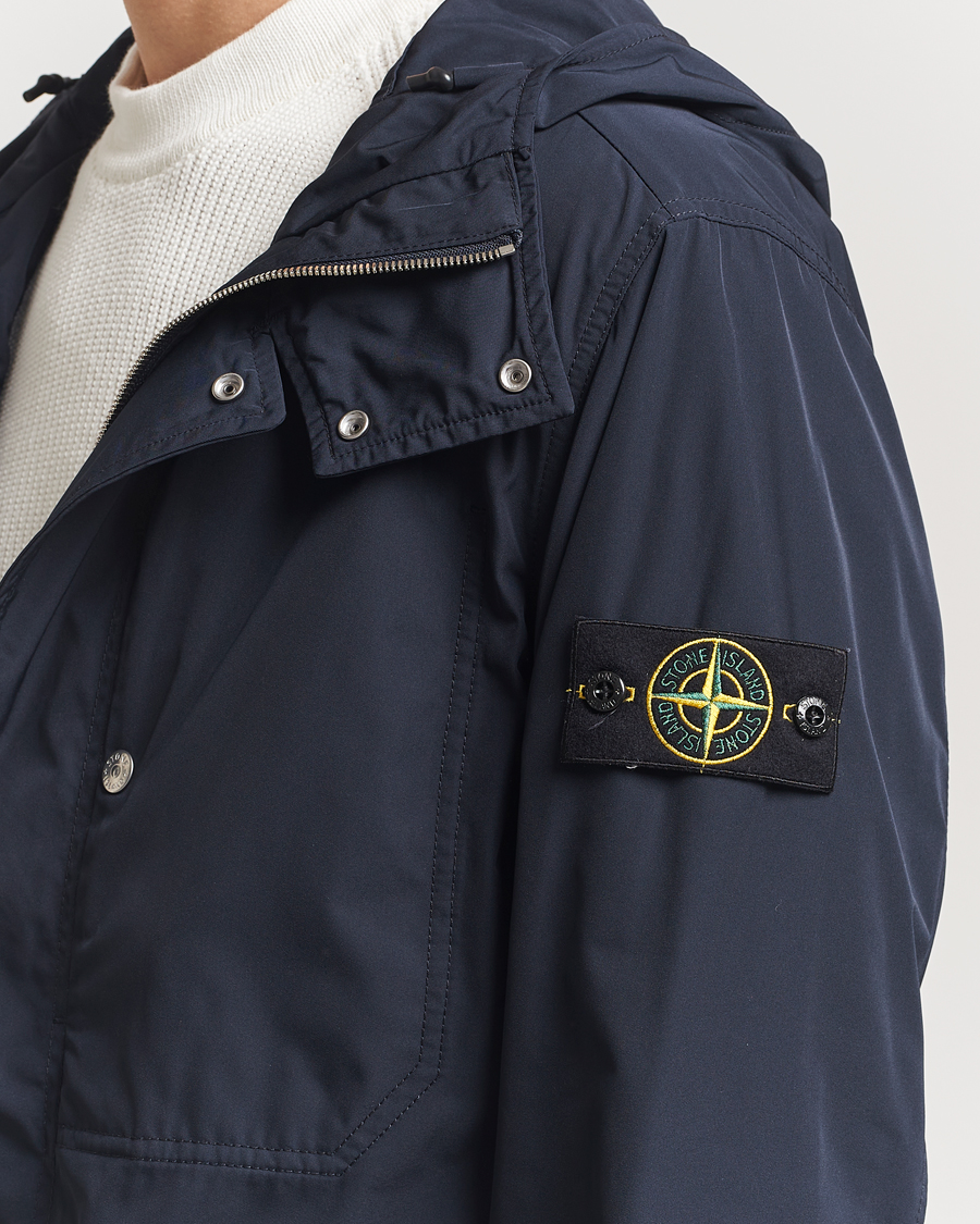 Heren | Jassen | Stone Island | Micro Twill Short Parka Navy Blue
