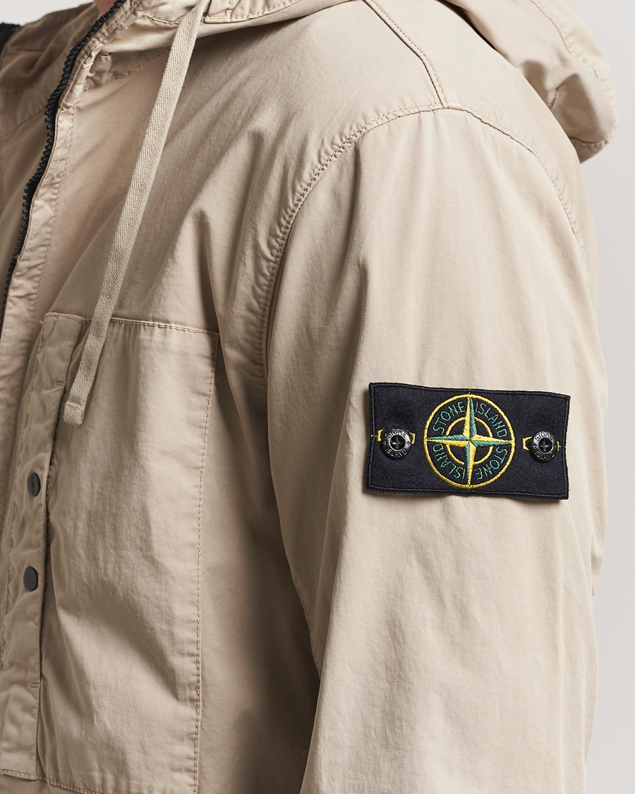 Heren | Jassen | Stone Island | Supima Cotton Stretch Hooded Jacket Desert
