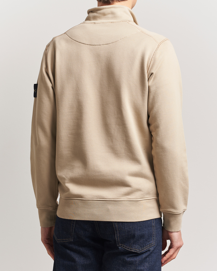 Heren | Truien | Stone Island | Garment Dyed Fleece Half Zip Desert
