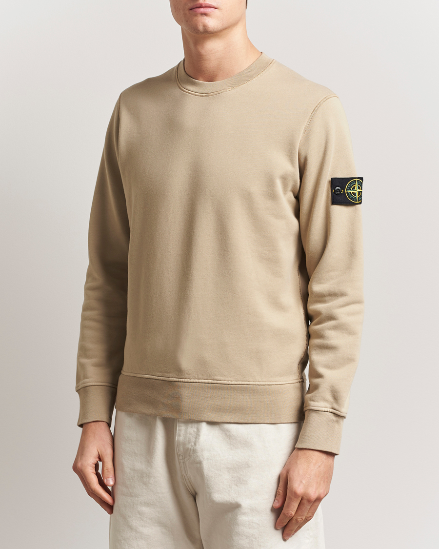 Heren | Truien | Stone Island | Garment Dyed Fleece Sweatshirt Desert