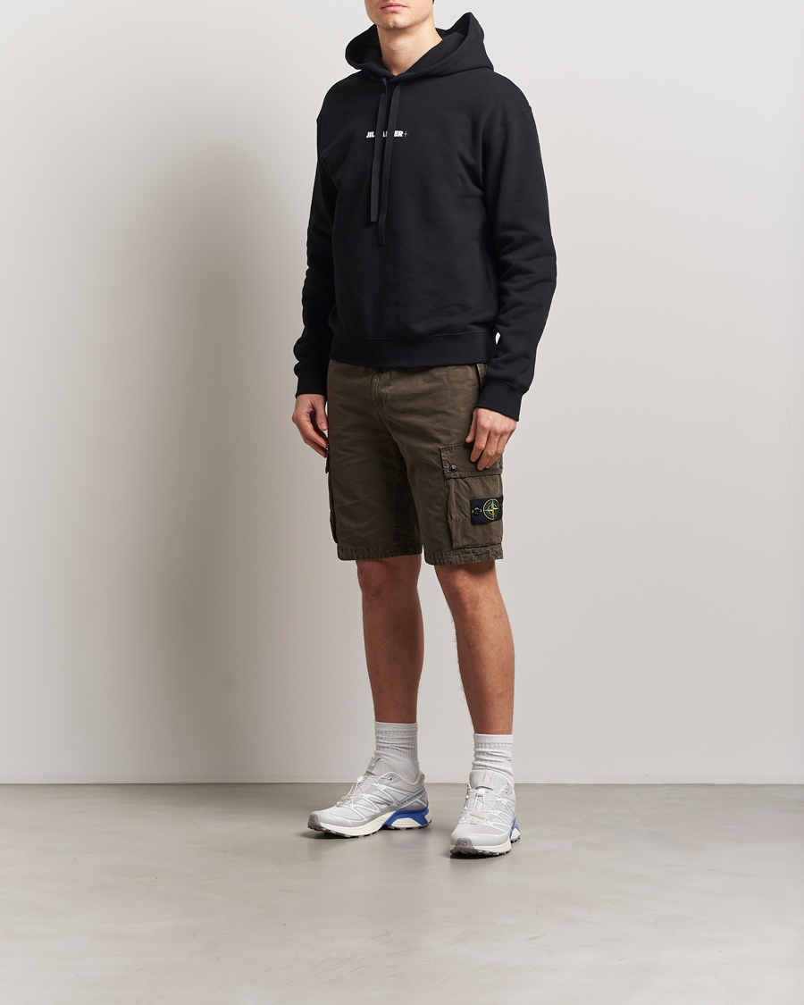 Heren | Korte broek | Stone Island | Brushed Cotton Canvas Cargo Shorts Military Green