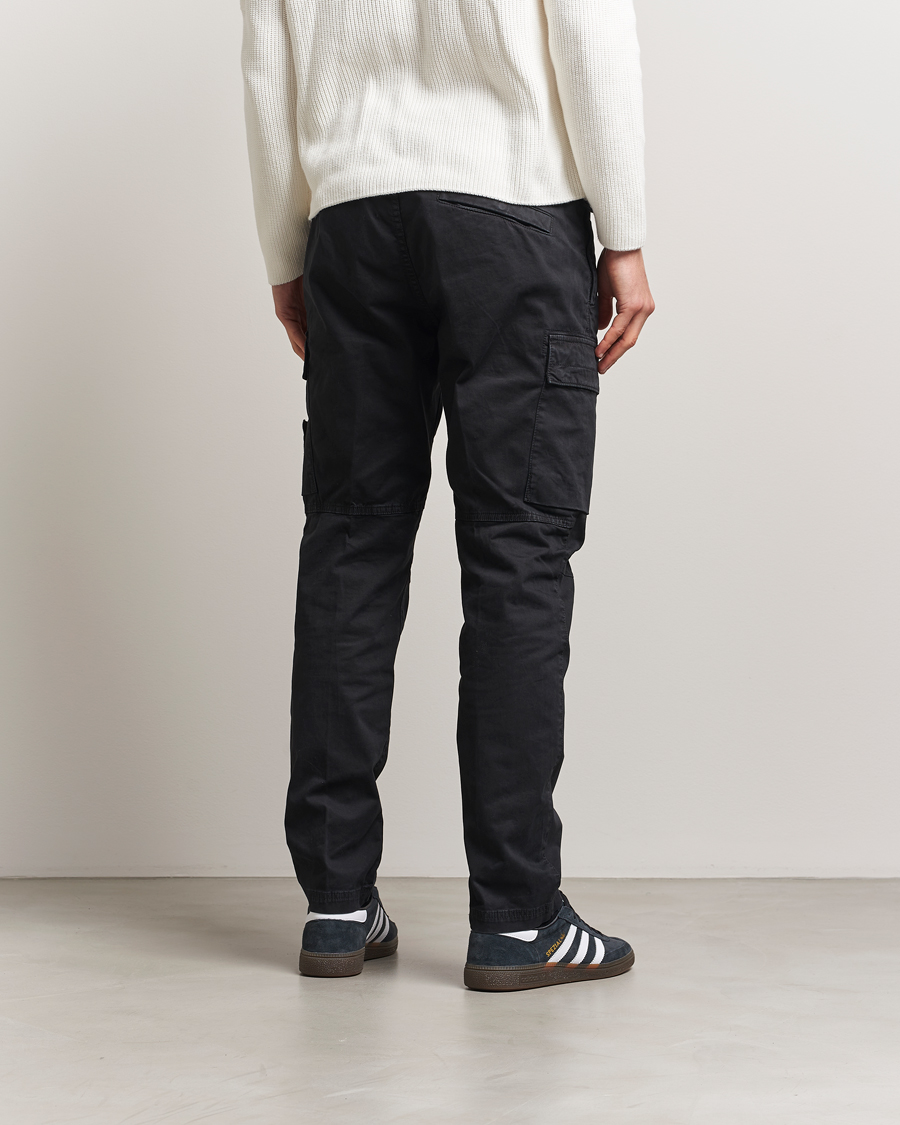 Heren | Broeken | Stone Island | Stretch Twill Cargo Pants Black