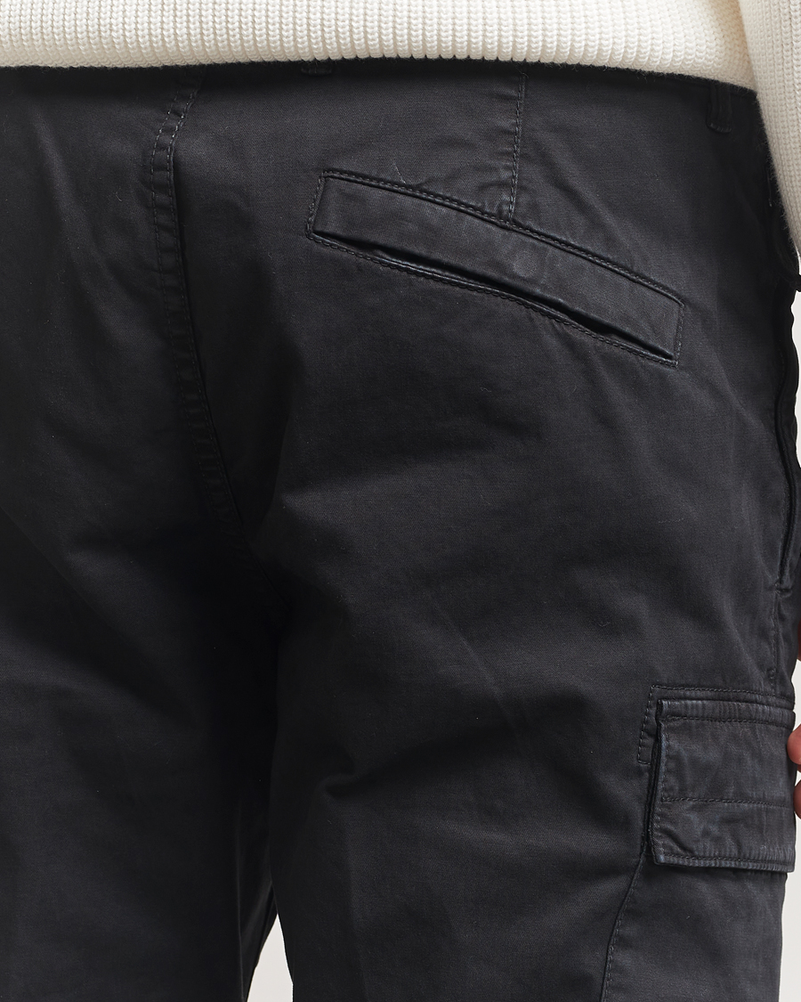 Heren | Broeken | Stone Island | Stretch Twill Cargo Pants Black