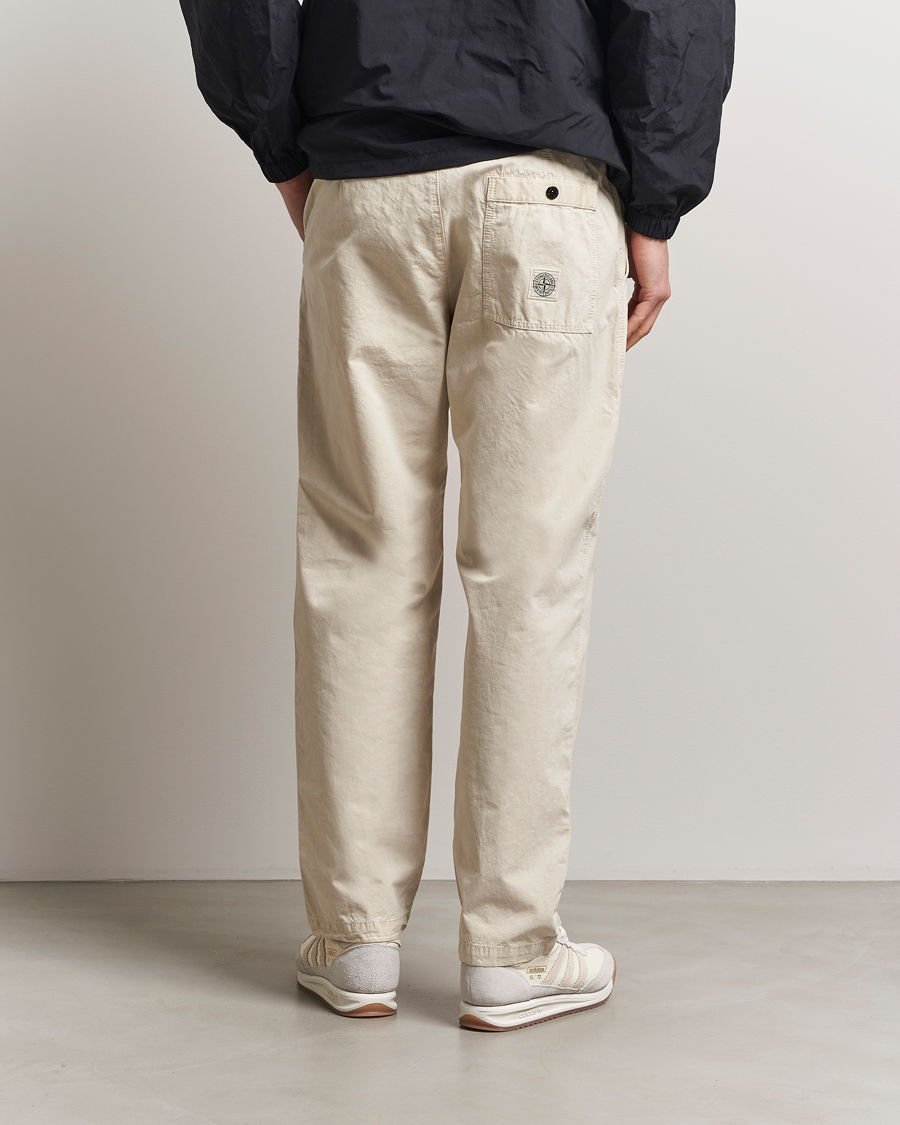 Heren | Broeken | Stone Island | Brushed Cotton Canvas Fatigue Pants Sand