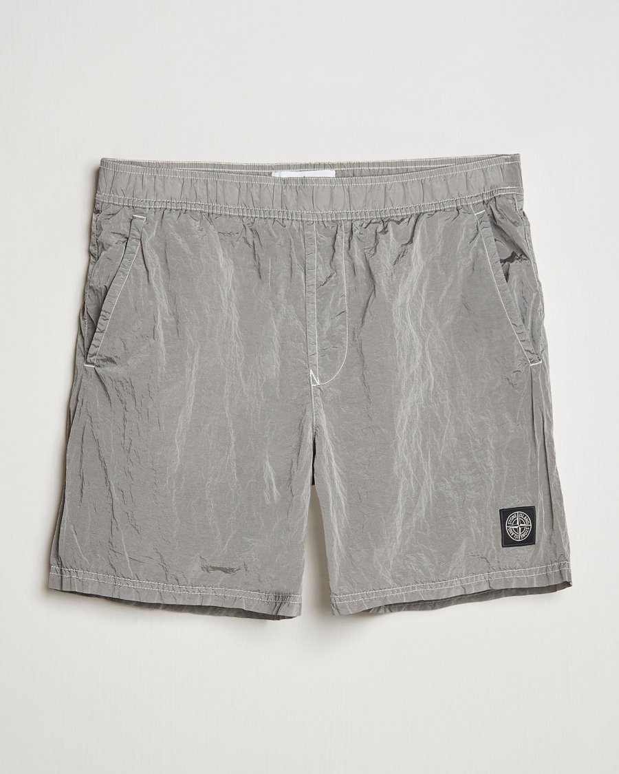 Heren | Zwembroek | Stone Island | Nylon Metal Econyl Swimshorts Pearl Grey
