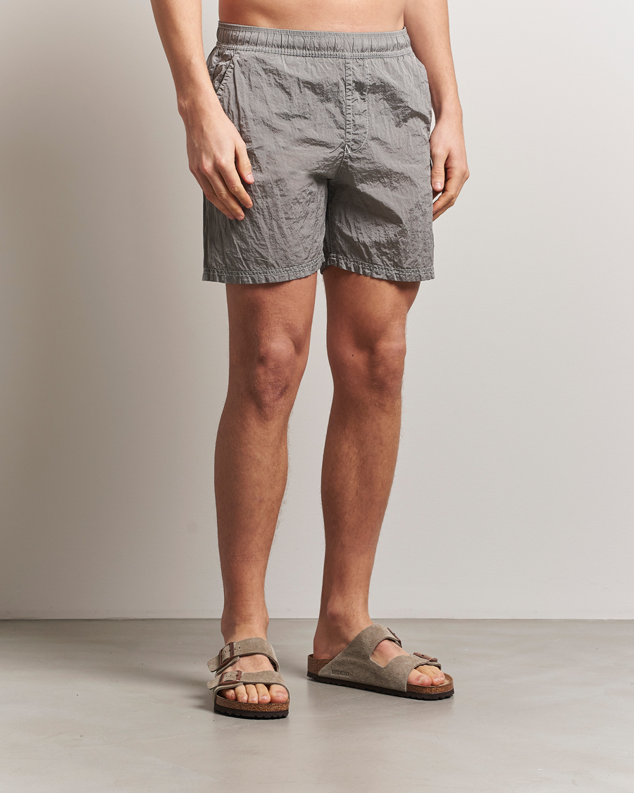 Heren | Zwembroek | Stone Island | Nylon Metal Econyl Swimshorts Pearl Grey