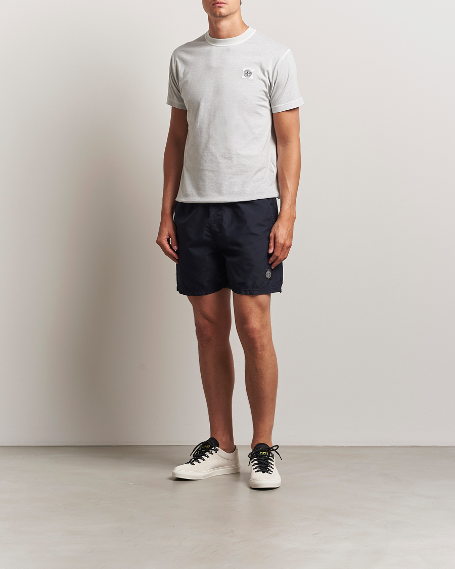 Heren | Zwembroek | Stone Island | Brushed Nylon Swimshorts Navy Blue
