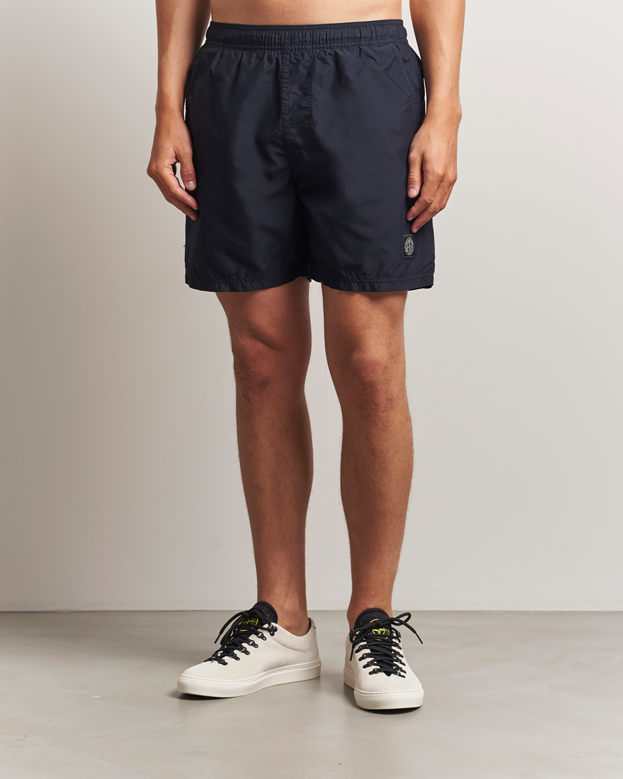 Heren | Zwembroek | Stone Island | Brushed Nylon Swimshorts Navy Blue