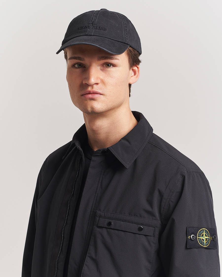 Heren | Hoeden en petten | Stone Island | Stone IslandCotton Gabardine CapBlack
