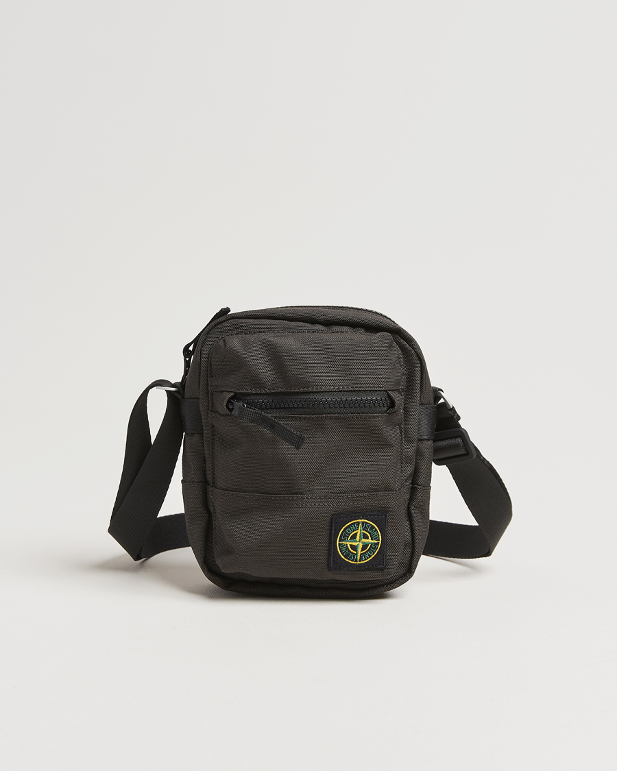 Heren | Tassen | Stone Island | Cordura Cross Body Bag Lead Grey