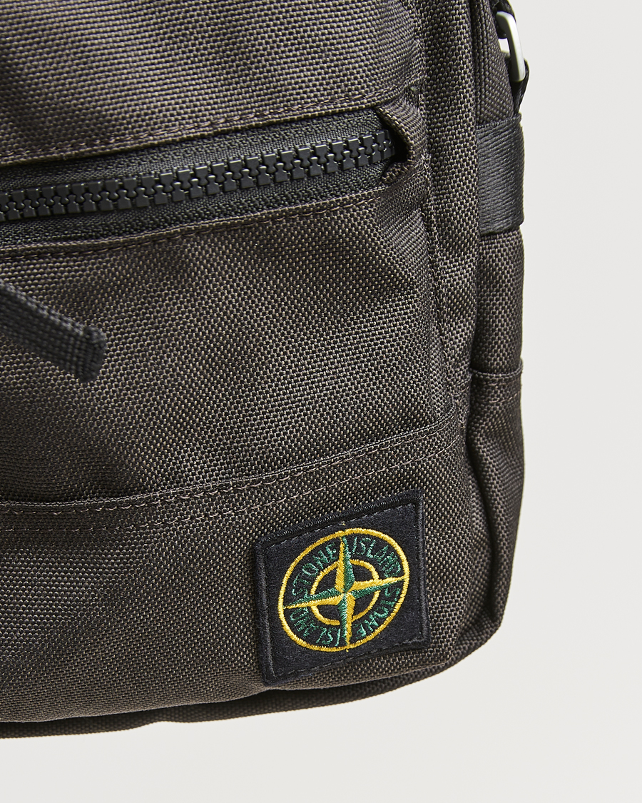 Heren | Tassen | Stone Island | Cordura Cross Body Bag Lead Grey