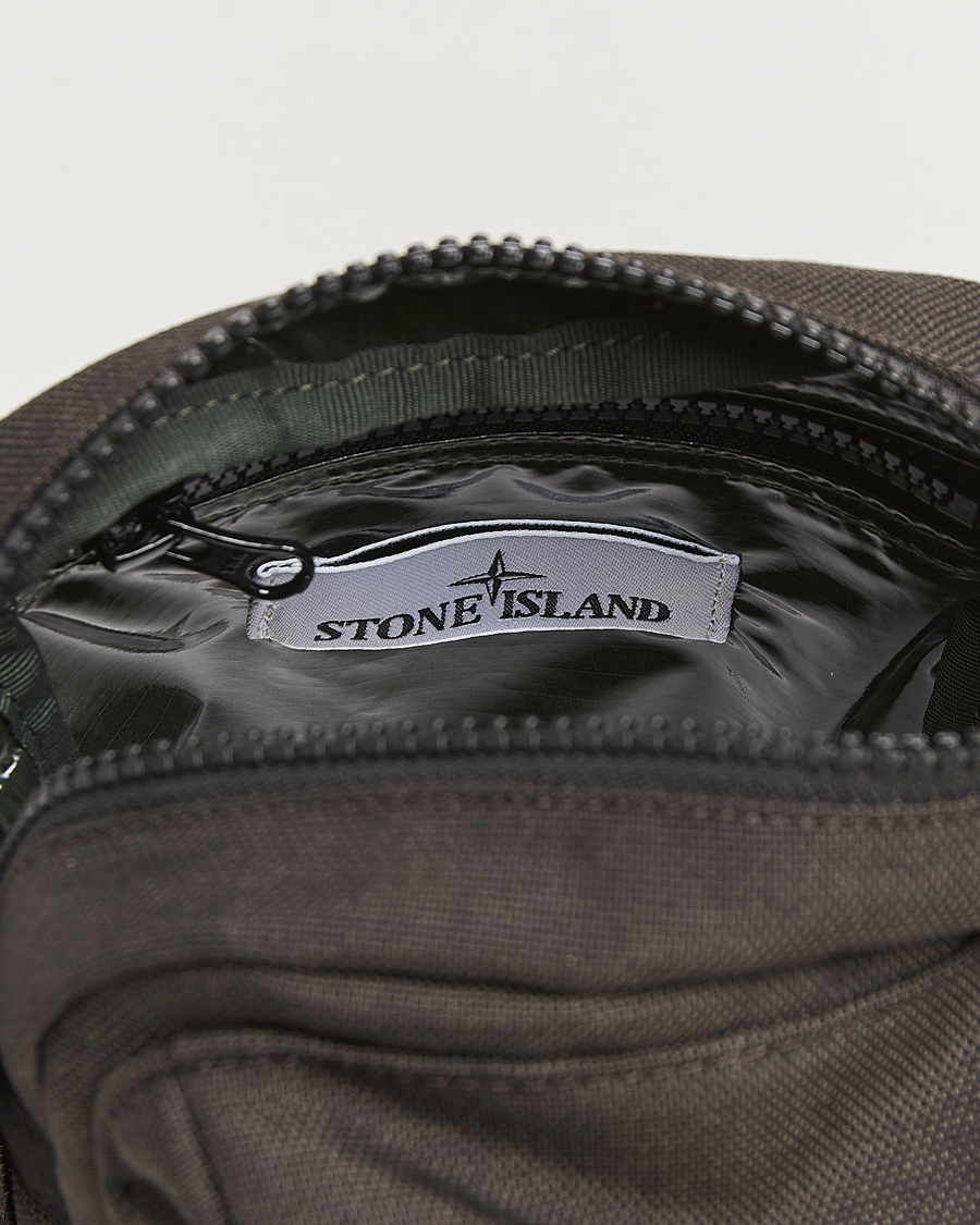 Heren | Tassen | Stone Island | Cordura Cross Body Bag Lead Grey