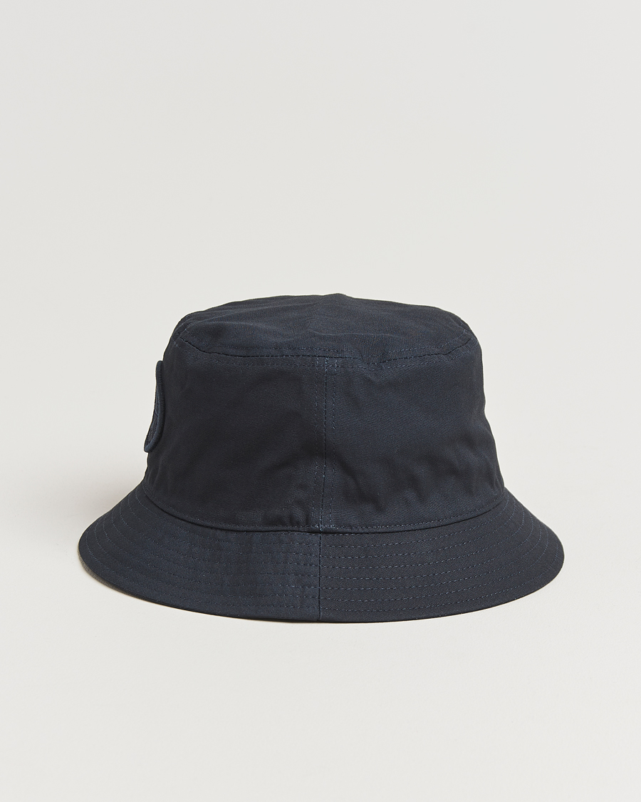 Heren | Stone Island Logo Bucket Hat Navy Blue | Stone Island | Logo Bucket Hat Navy Blue