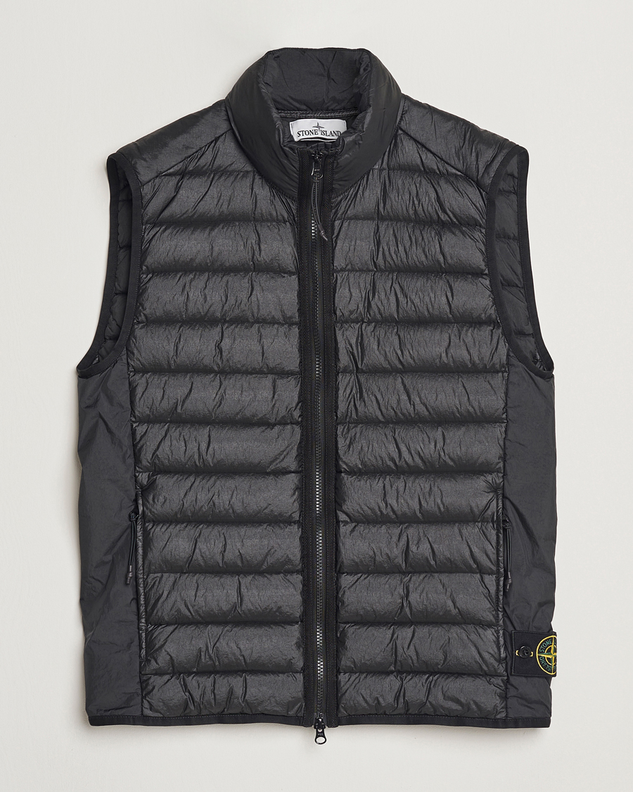 Heren | Gilets | Stone Island | Nylon Down Vest Black