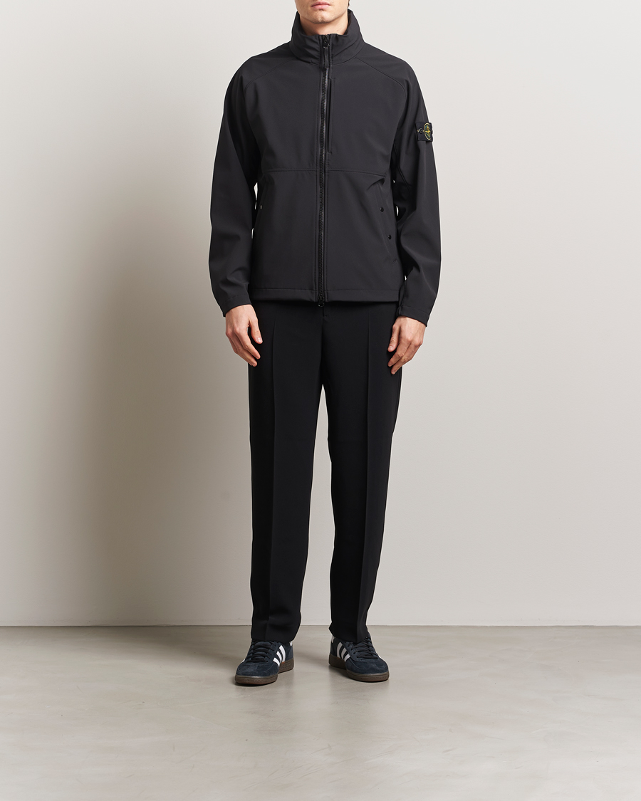 Heren | Jassen | Stone Island | Soft Shell Jacket Black