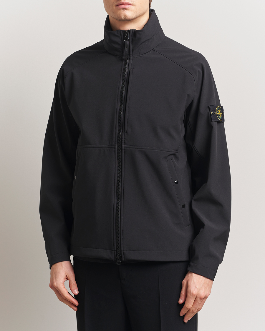 Heren | Jassen | Stone Island | Soft Shell Jacket Black