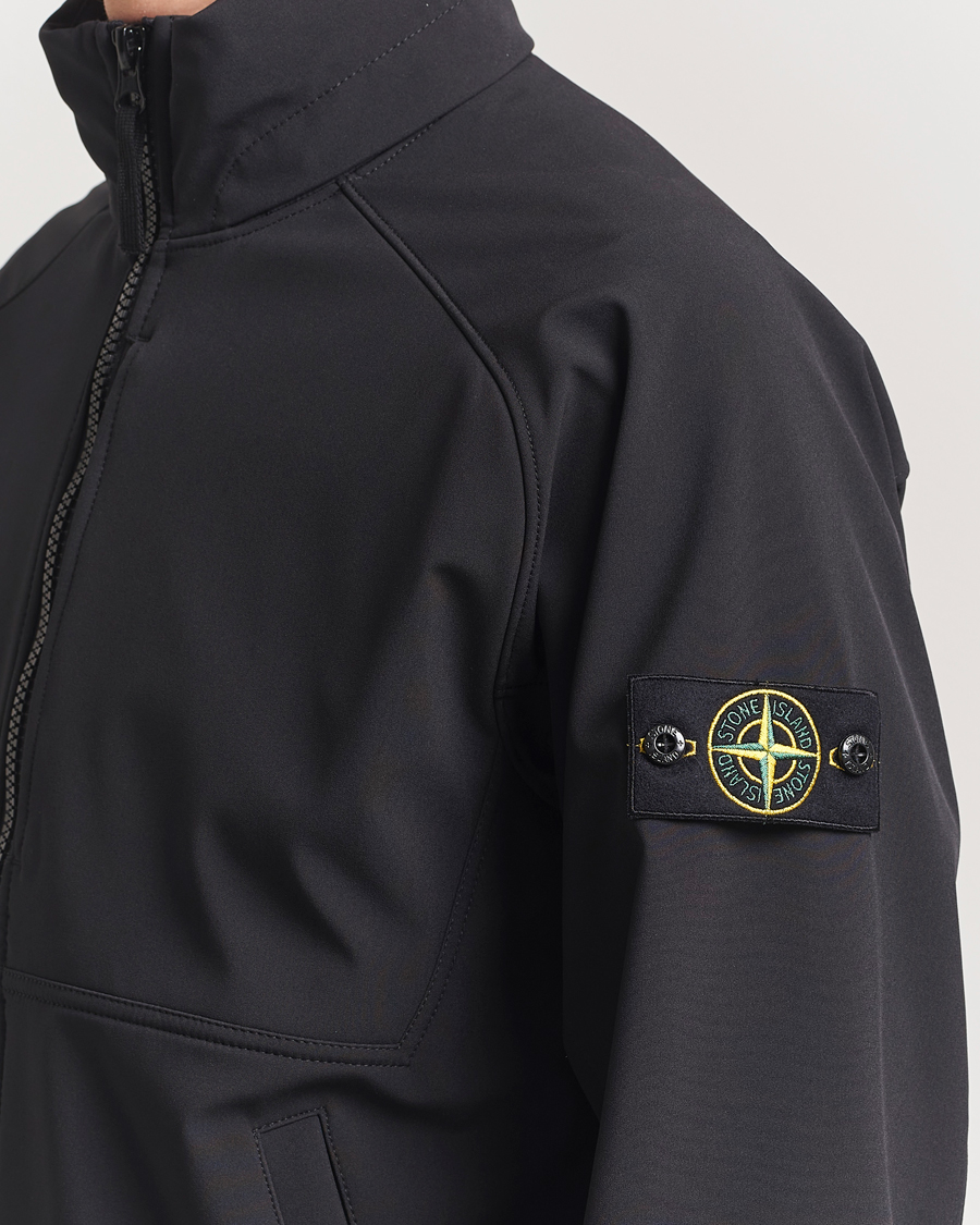 Heren | Jassen | Stone Island | Soft Shell Jacket Black
