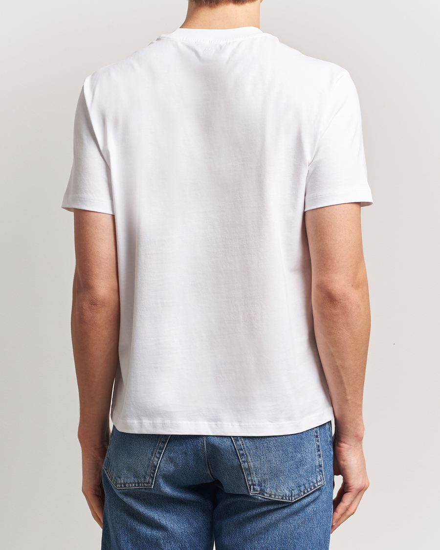 Heren | T-shirts | AMI | Heart Logo T-Shirt White