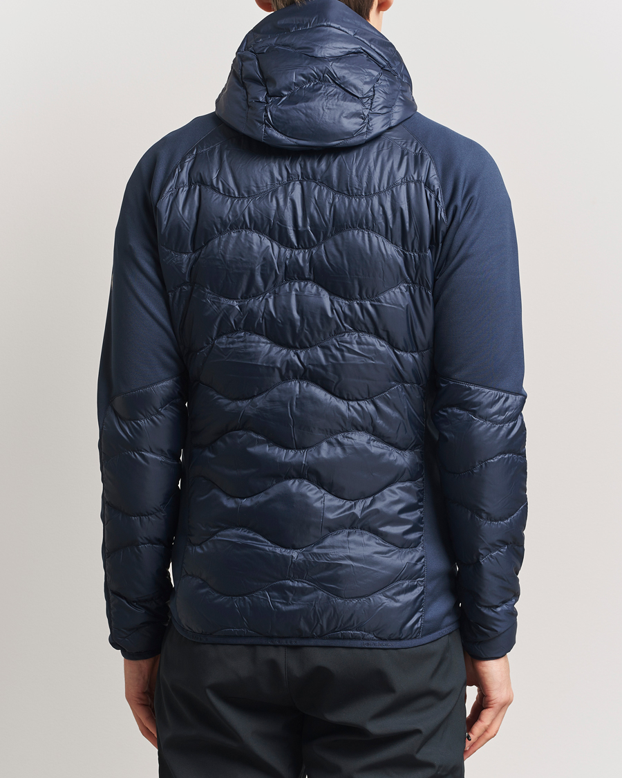 Heren | Jassen | Peak Performance | Helium Down Hooded Hybrid Jacket Blue Shadow