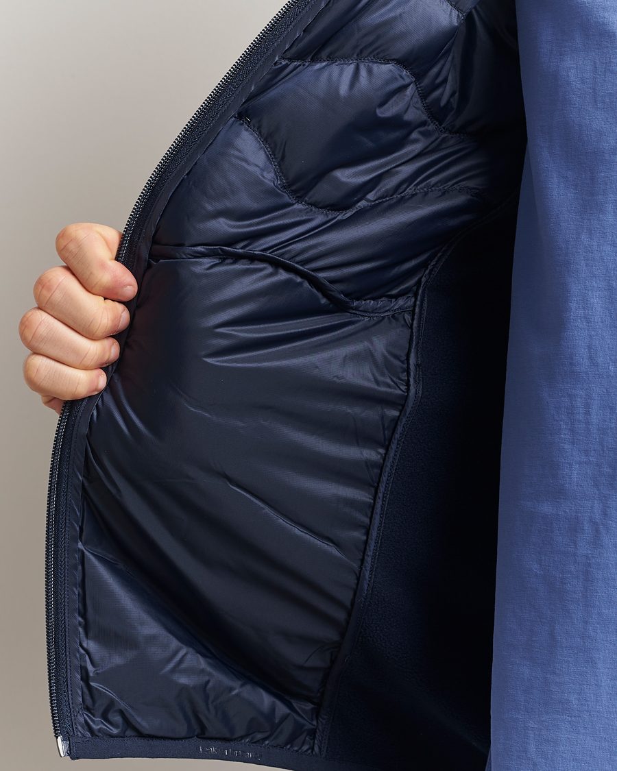 Heren | Jassen | Peak Performance | Helium Down Hooded Hybrid Jacket Blue Shadow