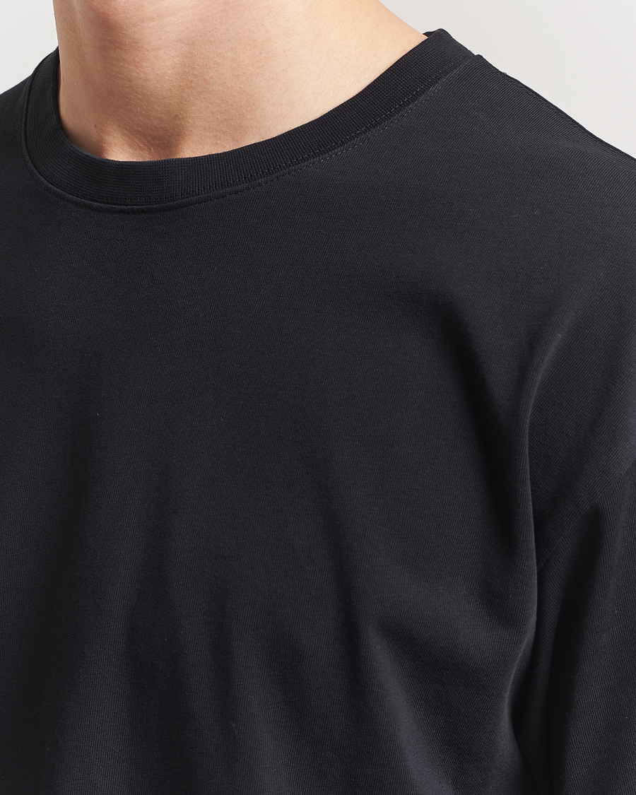 Heren | T-shirts | Peak Performance | Heavy Cotton Crew Neck T-Shirt Black