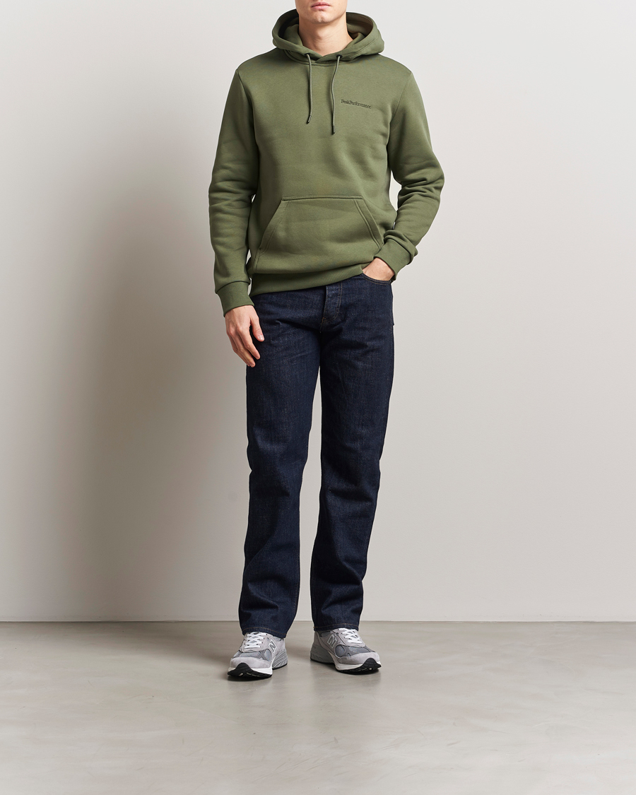 Heren | Truien | Peak Performance | Original Hoodie Pine Needle