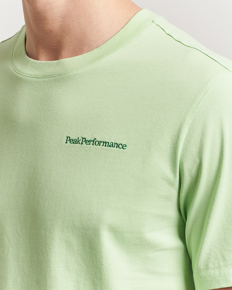 Heren | T-shirts | Peak Performance | Original Crew Neck T-Shirt Vivid Green