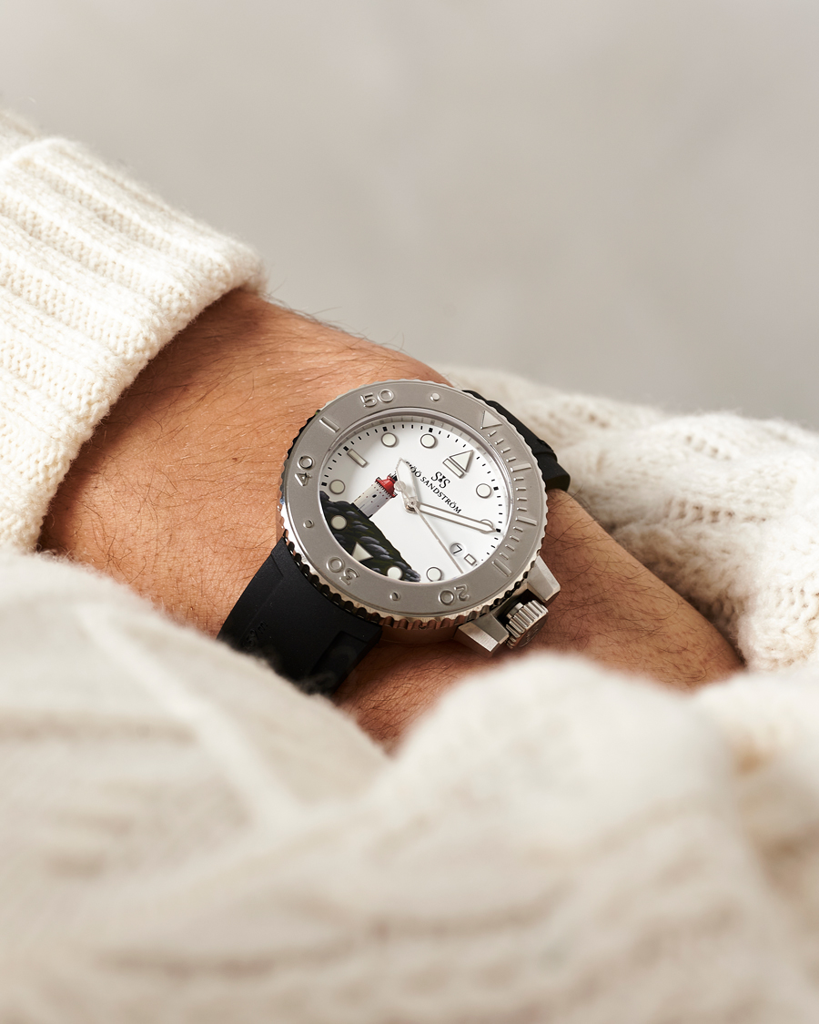 Heren | Sjöö Sandström Landsort Annual Edition White/Black | Sjöö Sandström | Landsort Annual Edition White/Black