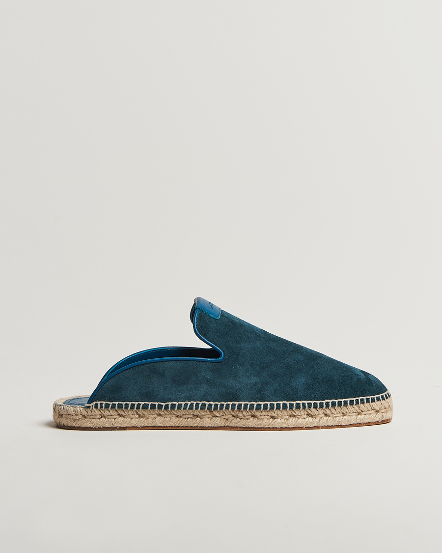 Heren | Lanvin Espadrilles Petrol Blue | Lanvin | Espadrilles Petrol Blue