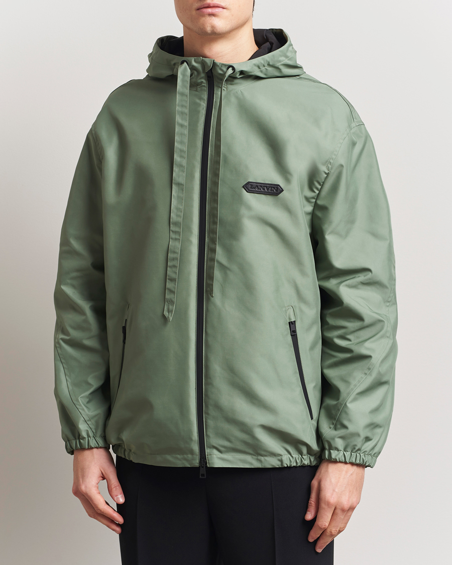 Heren | Jassen | Lanvin | Hooded Windbreaker Sage Green