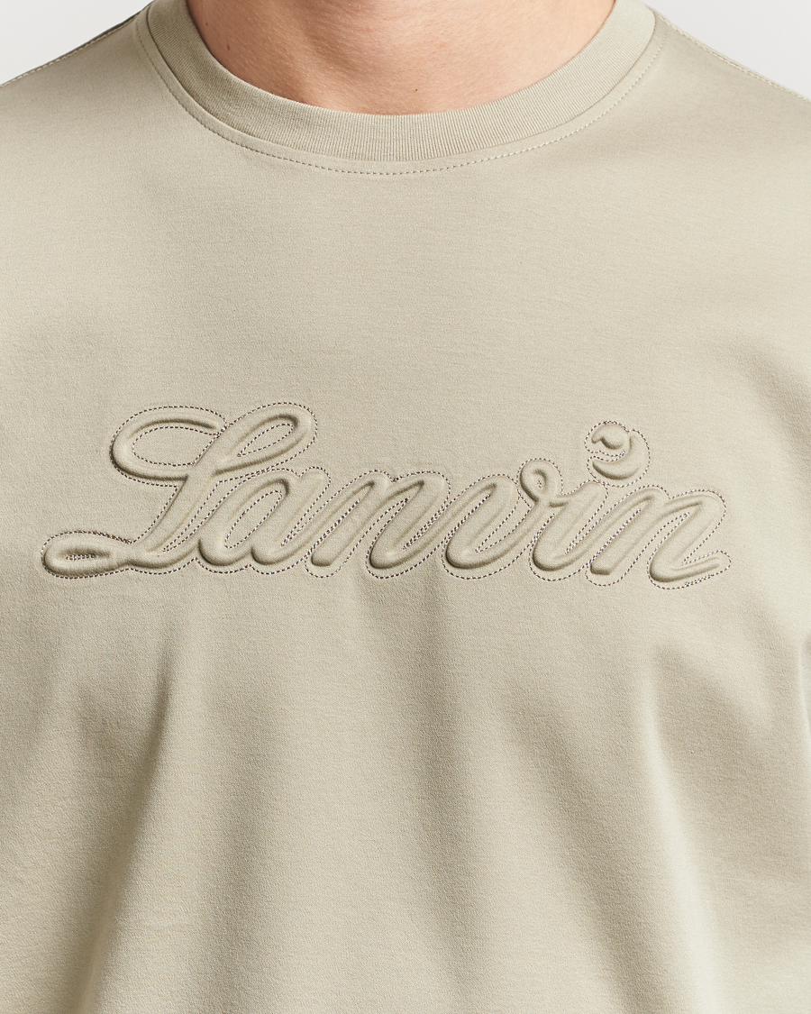 Heren | T-shirts | Lanvin | Debossed Script T-Shirt Lin