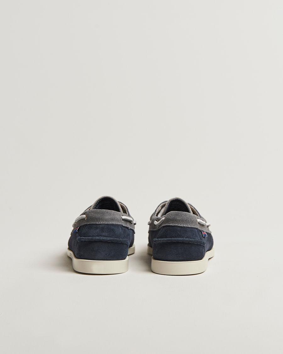 Heren | Bootschoenen | Sebago | Docksides Portland Jib Boat Shoe Navy/Grey