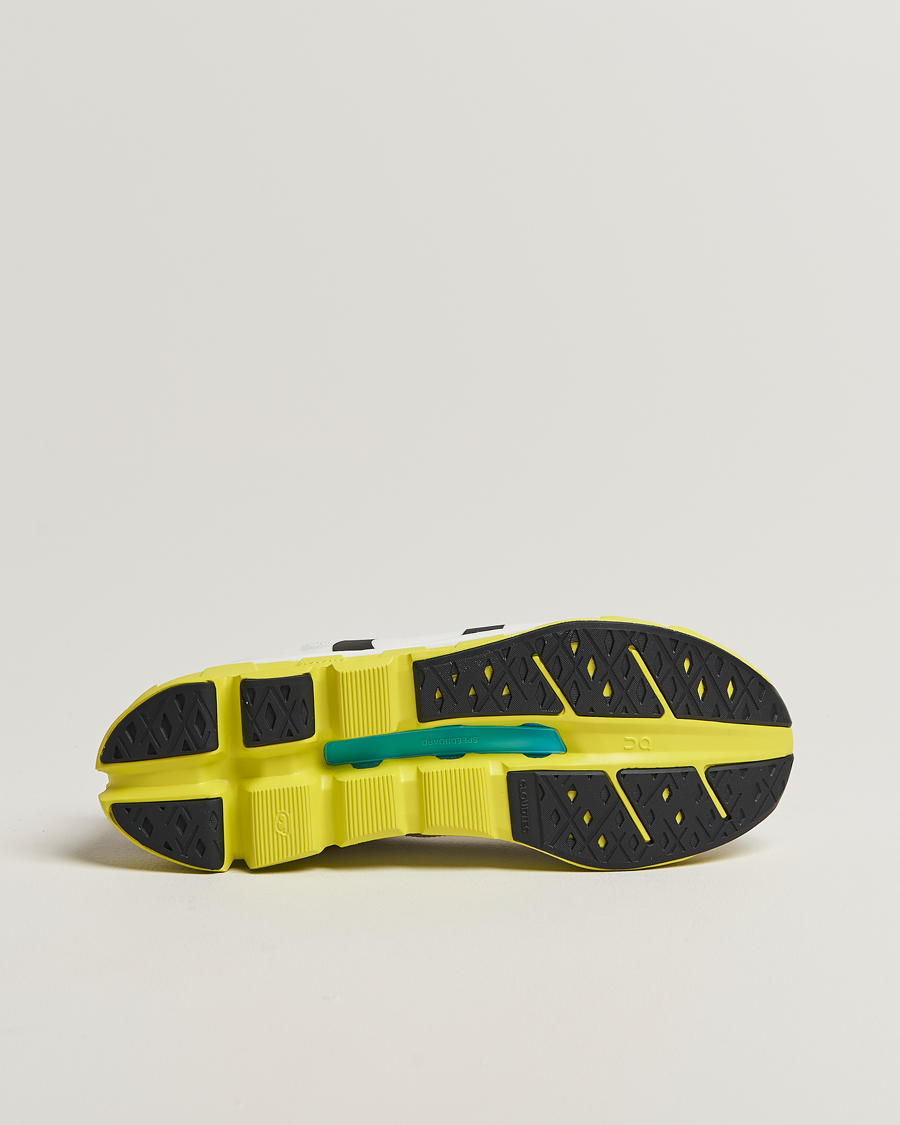 Heren | Hardloopschoenen | On | Cloudflow 5 White/Lime
