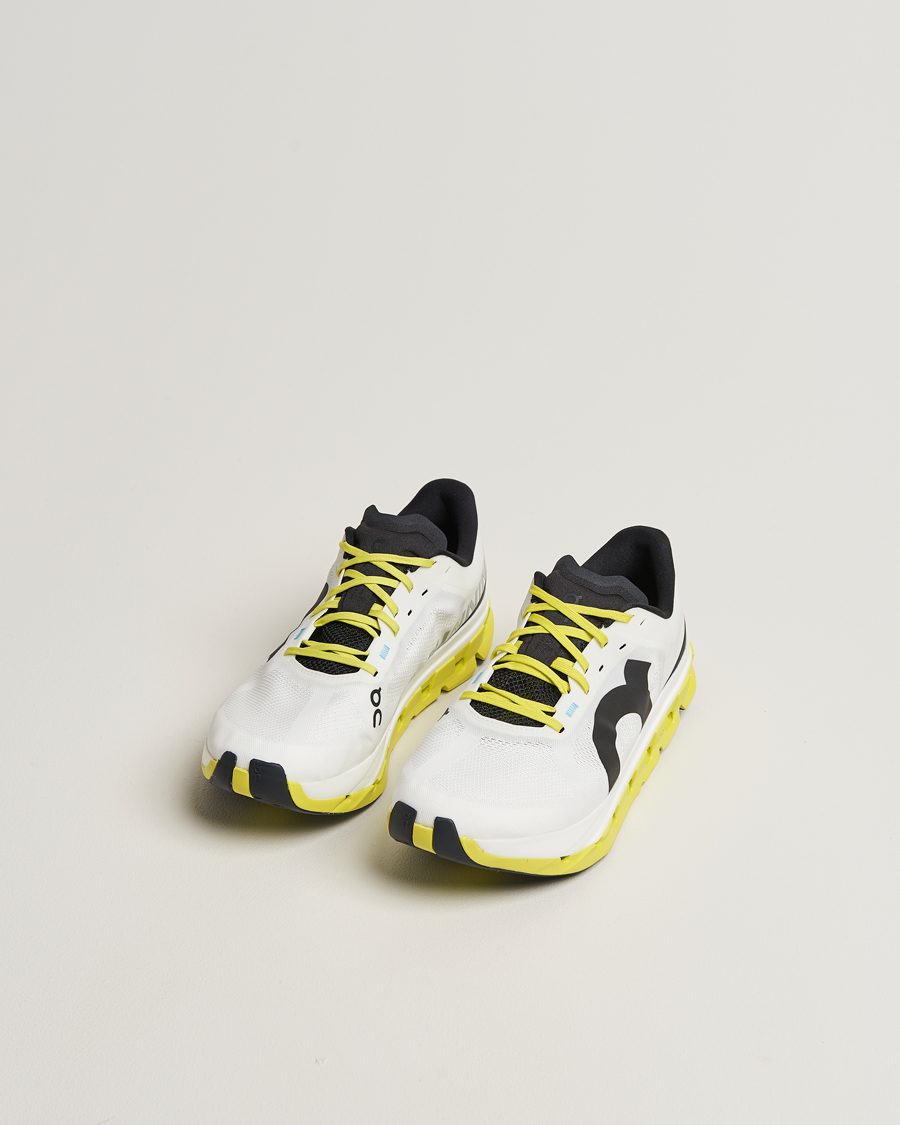 Heren | Hardloopschoenen | On | Cloudflow 5 White/Lime